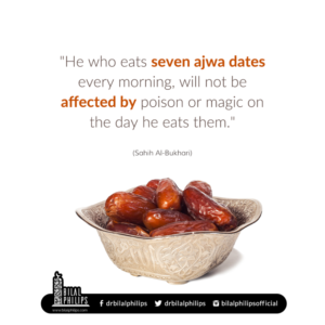 He who eats seven 'Ajwa dates every morning